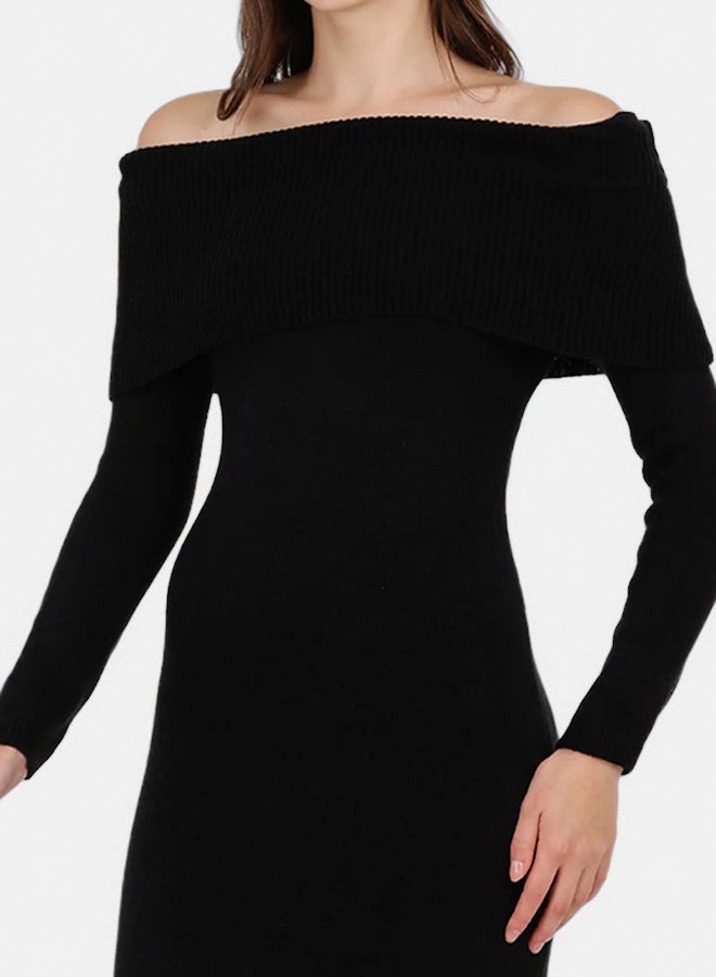 Carina Off Shoulder Midi Dress - Image 5
