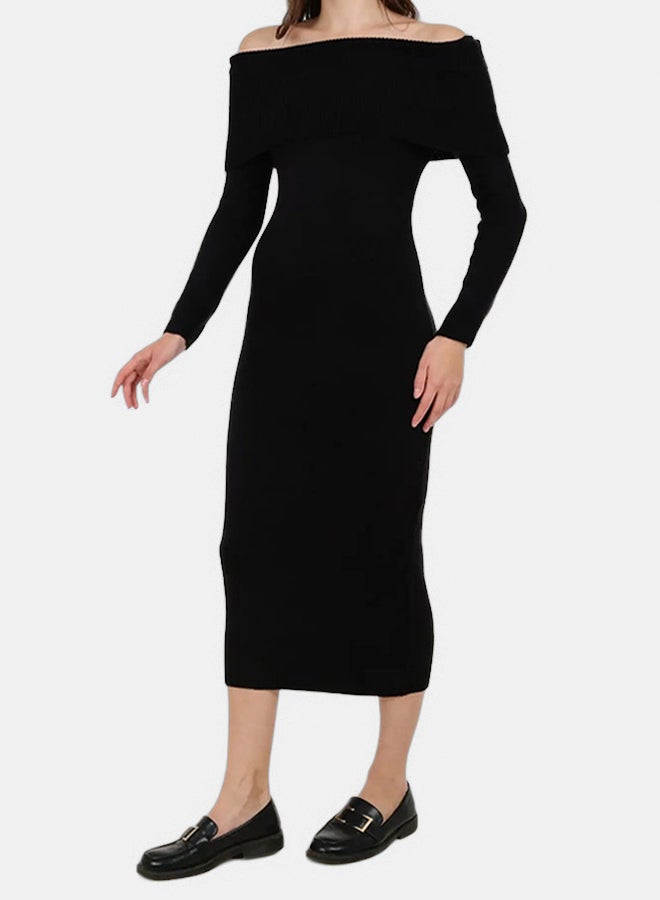 Carina Off Shoulder Midi Dress - Image 3