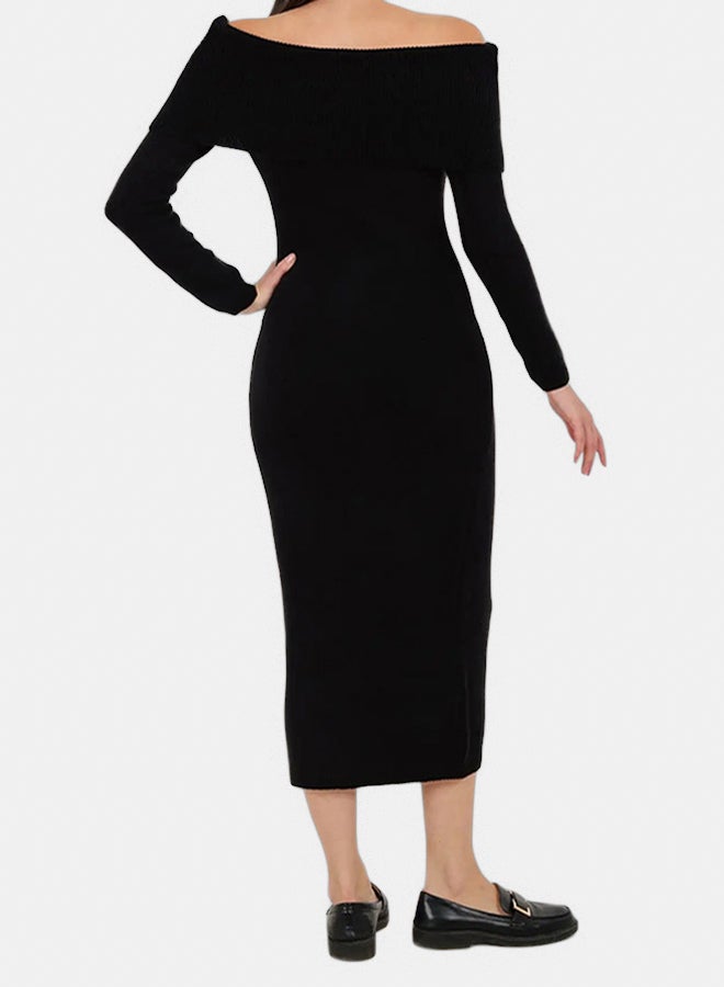 Carina Off Shoulder Midi Dress - Image 4