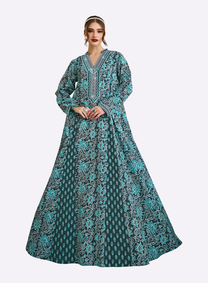 Sara Arabia Flora Maxi Jalabiya - Image 1