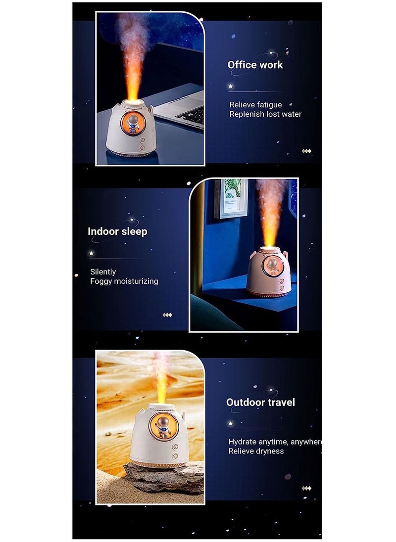 Astronaut Capsule Style Ultrasonic Humidifier with LED Light 260ml  - Image 5