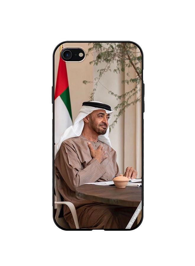 VR CREATIVE Protective Case Cover For Apple iPhone SE (2022) Sheikh Mohamed Bin Zayed Al Nahyan Design Multicolour - Image 1
