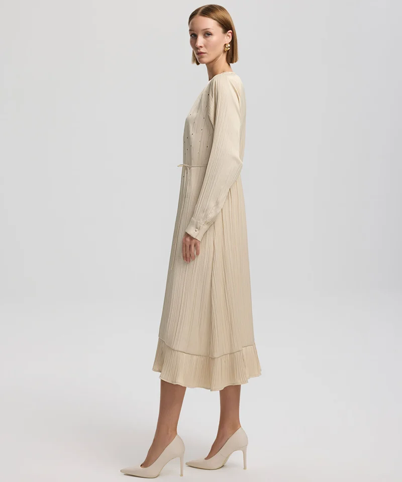 ابيكول Rhinestone Maxi Dress