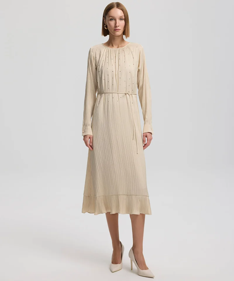 ابيكول Rhinestone Maxi Dress