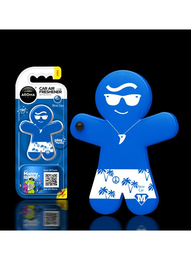 Aroma Long Lasting Car Air Freshener Play Manny 4pcs Value Pack Assorted Scent - Image 2