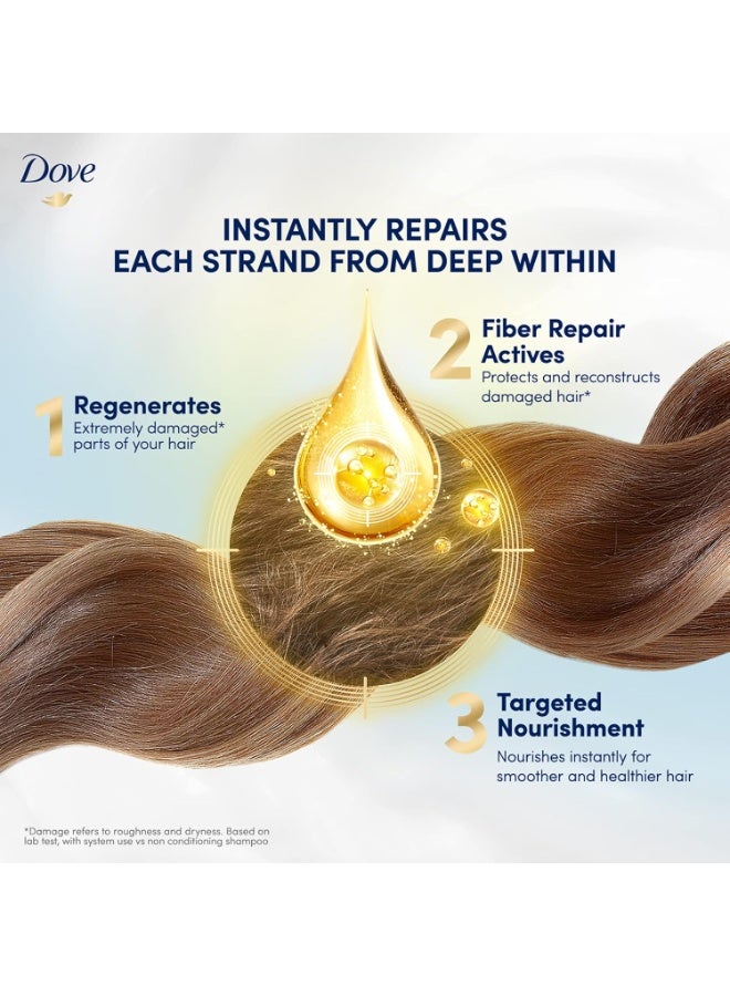 دوف شامبو Intense Repair لإصلاح الشعر التالف 680 مل | تقنية Nutri-Keratin لإصلاح عميق | شعر ناعم وقوي وصحي | مناسب للاستخدام اليومي - Image 3