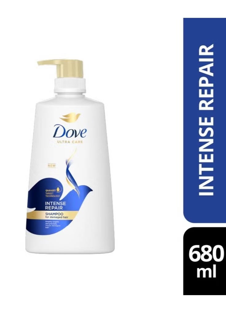 دوف شامبو Intense Repair لإصلاح الشعر التالف 680 مل | تقنية Nutri-Keratin لإصلاح عميق | شعر ناعم وقوي وصحي | مناسب للاستخدام اليومي - Image 5