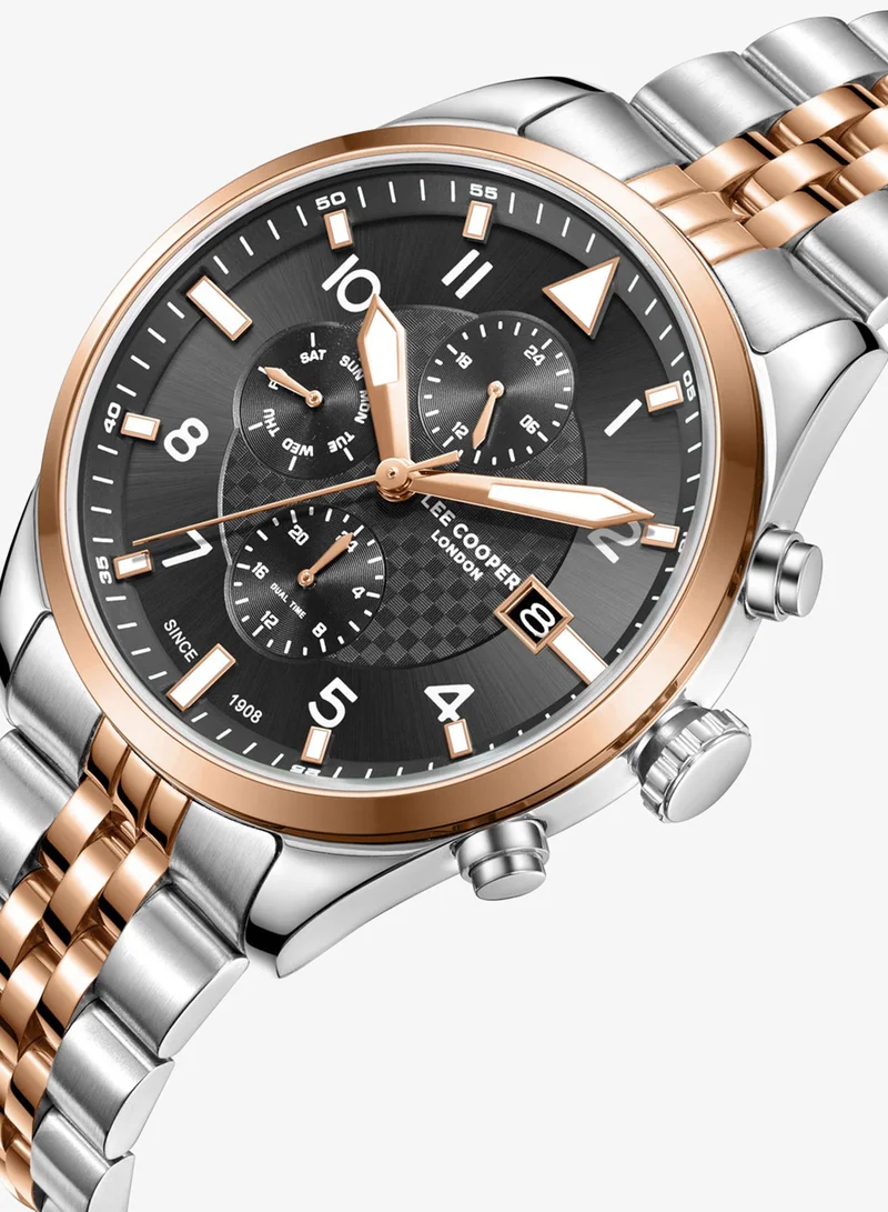 Lee Cooper Men's METAL Multi Function Watch LC08318.560 - 41 mm