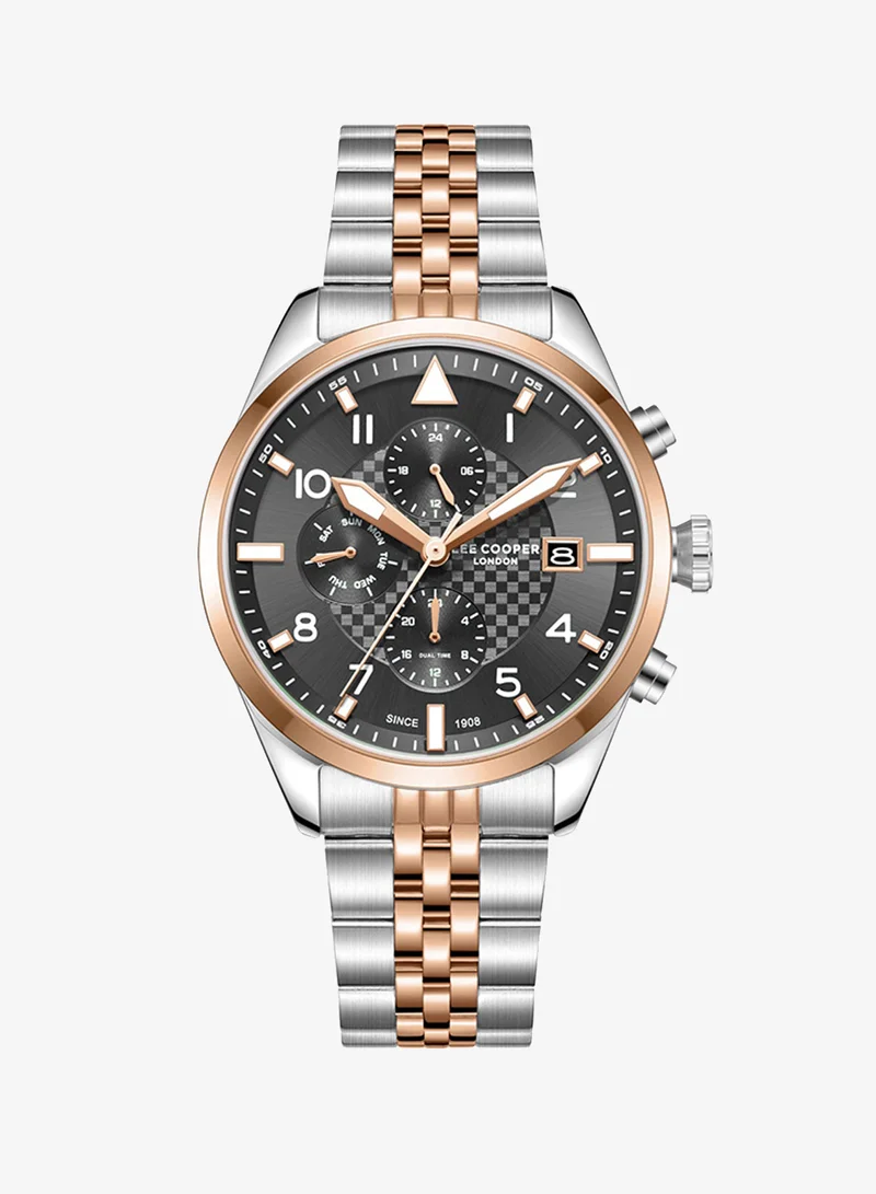 Lee Cooper Men's METAL Multi Function Watch LC08318.560 - 41 mm