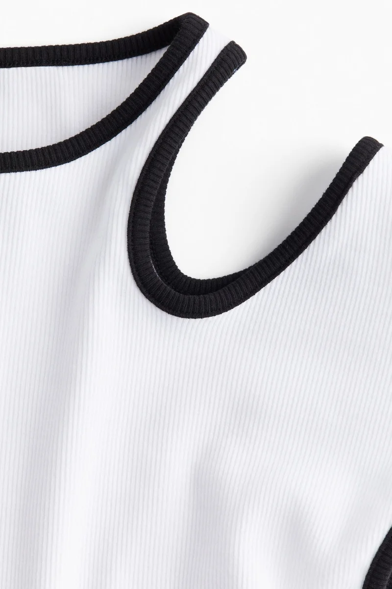 H&M Cropped cut-out top