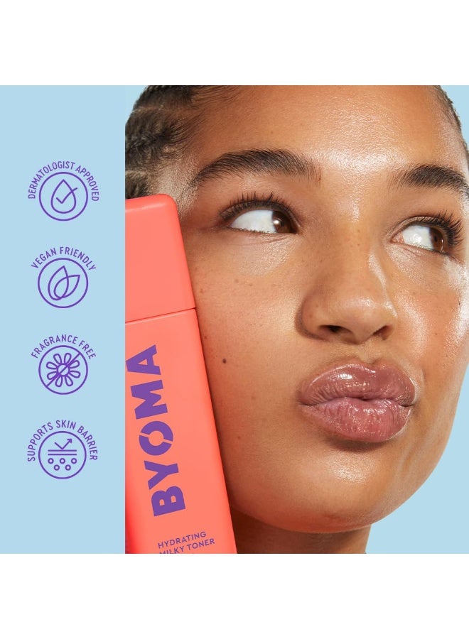 BYOMA Hydrating Milky Toner - Dewy, Ultra Hydrating Toner for Face - Soothes Skin, Locks in Moisture, Reduces Redness - Barrier Repair - 5.07 fl oz - Image 3