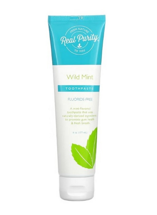 Real Purity Toothpaste Wild Mint 6 oz 177 ml - Image 1