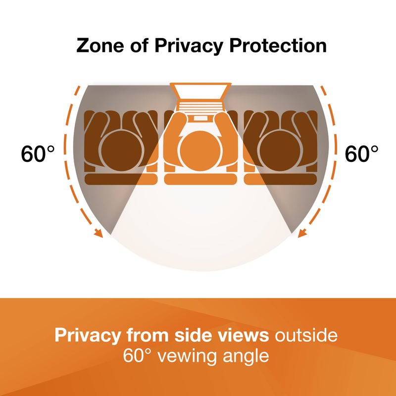 3M Gold Privacy Filter for MacBook Pro 15 Inch (2016 Model or Newer) with Comply Attachment System for Flip-Share, Reversible Gold/Black, Reduces Blue Light, Screen Protection (GFNAP007) - Image 3