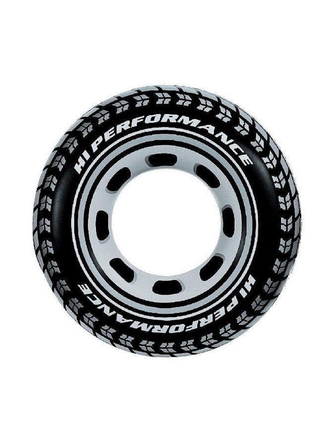 ClearChoice:- Adults Big Swimming Ring Giant Tire Inflatable Floating Swimming Tube Tyre Adult Swimming Ring(Multi Color)(9 + Years Up)(Size - 36''inch)(1 PIS) - Image 1