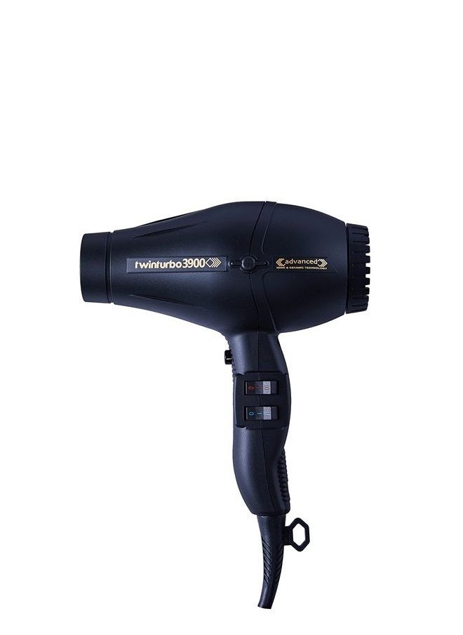 Turbo Power Twin Turbo 3900 Advanced Hair Dryer - Black  - Image 2