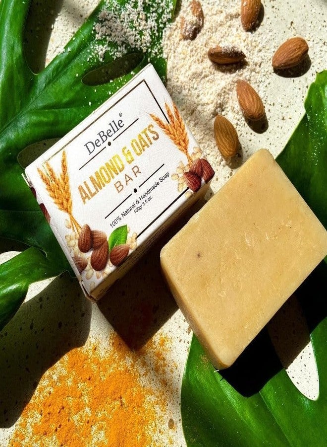DeBelle Almond and Oats bar Soap-100G - Image 4