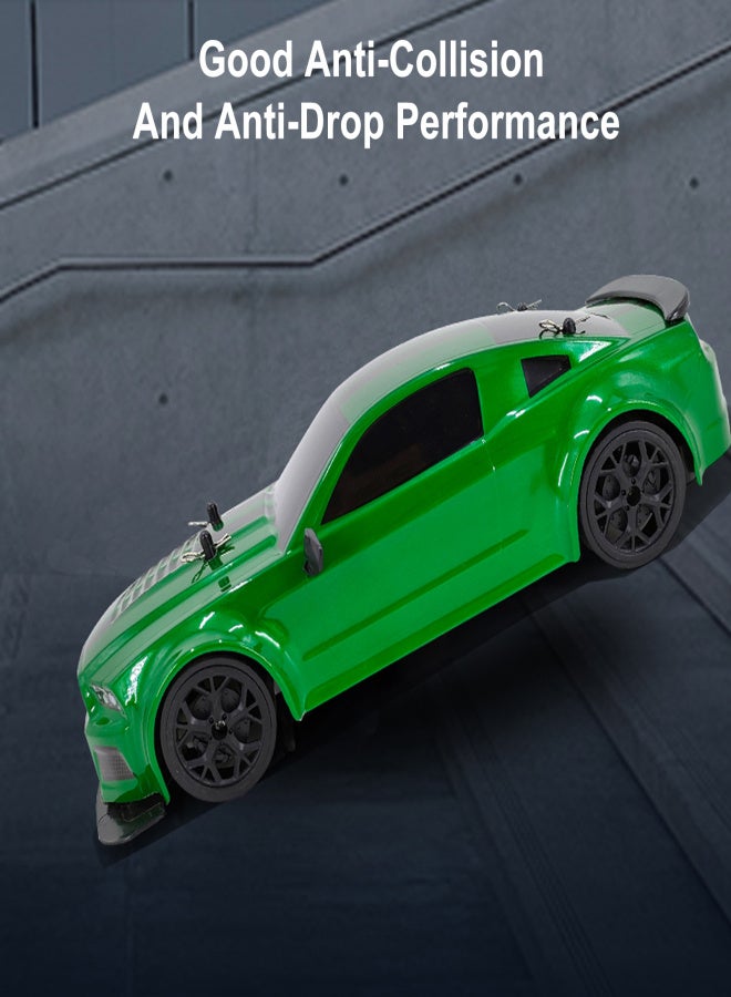 Remote Control Car, 1:14 2.4GHz 20km/h Four-Wheel Drive High-Speed Remote Control Drift Racing Car with Cool Lights 2 Battery - Image 5