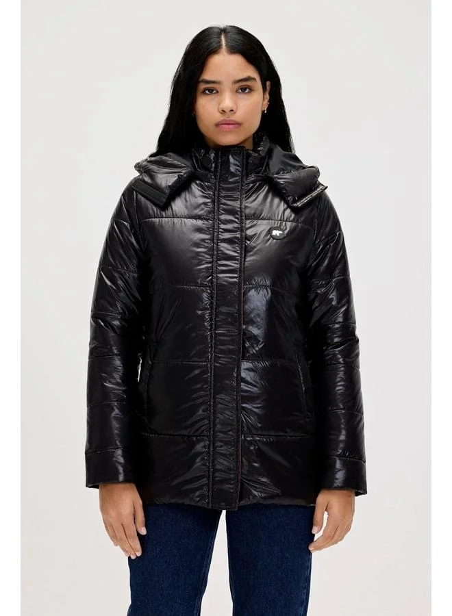 Bad Bear Jolene Black Women's Puffer Jacket.