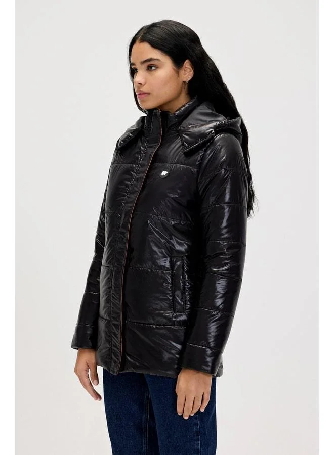 Bad Bear Jolene Black Women's Puffer Jacket.