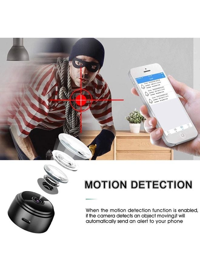 BUYCO Magnetic Mini Security Camera HD 1080p Hidden Camera Wifi Wireless Small Video Camera Night Vision Motion Detection Security Cam Covert Cameras with App for Home Indoor Outdoor Black - Image 3