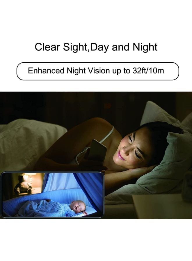 BUYCO Magnetic Mini Security Camera HD 1080p Hidden Camera Wifi Wireless Small Video Camera Night Vision Motion Detection Security Cam Covert Cameras with App for Home Indoor Outdoor Black - Image 4
