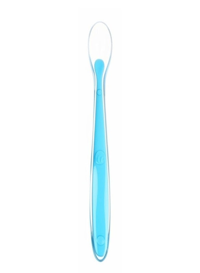 Roforuf Silicone Baby Feeding Spoon (Pack of 1) | Soft BPA-Free Food-Grade Spoon with Gentle Tip & Easy-Grip Handle | Safe Weaning Utensil for 4+ Months Infants & Toddlers - Image 1