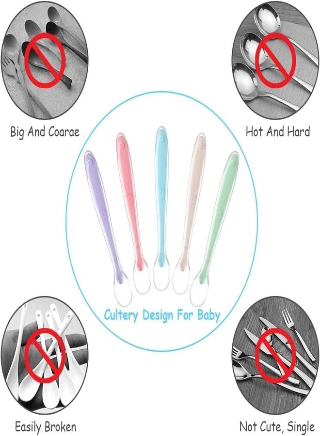 Roforuf Silicone Baby Feeding Spoon (Pack of 1) | Soft BPA-Free Food-Grade Spoon with Gentle Tip & Easy-Grip Handle | Safe Weaning Utensil for 4+ Months Infants & Toddlers - Image 4