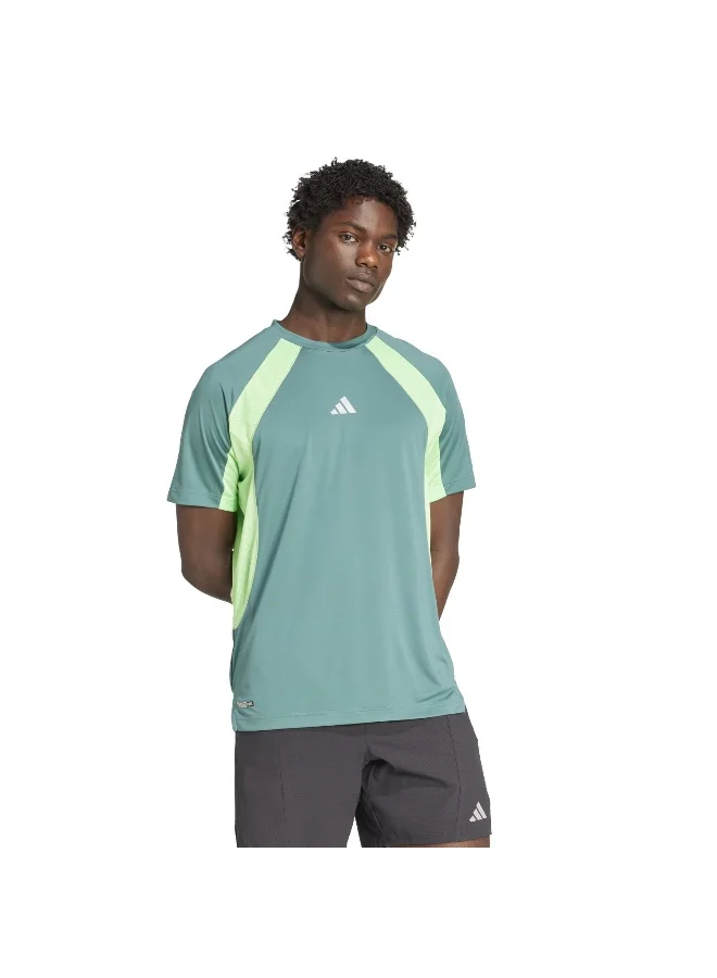adidas Adidas Tech App Tee Green T-Shirt (Short Sleeve) T-Shirts For Men