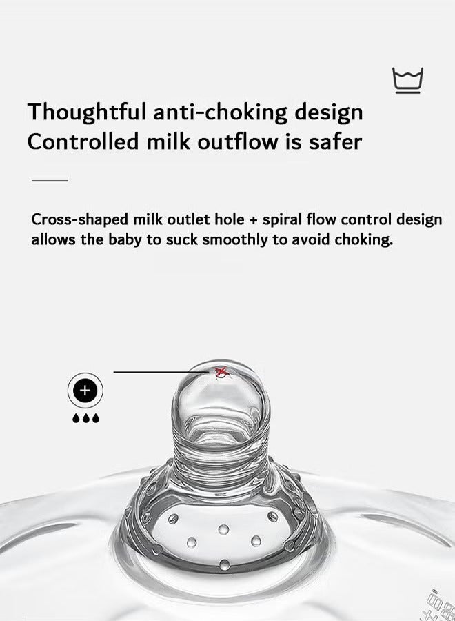 2 Pcs Nipple Shield, Premium Contact Nippleshield, Assisted Feeding Nipple Patch Cover, Ultra-Thin and Super-Soft Food-Grade Silicone Nipple Extender - Image 5