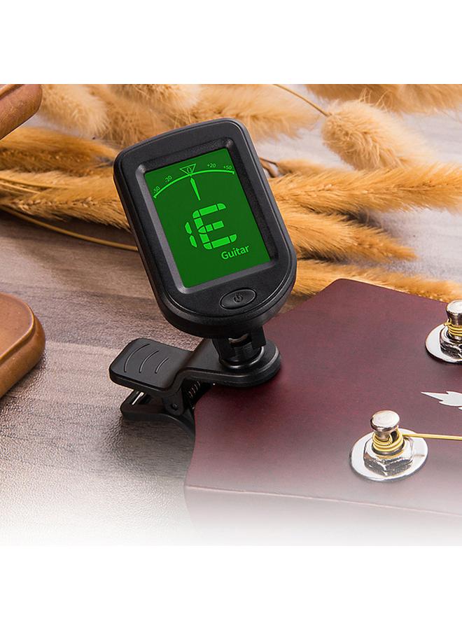 Digital Electronic Tuner LCD Display 12 Equal Temperament Automatic Tuner for Guitar Violin