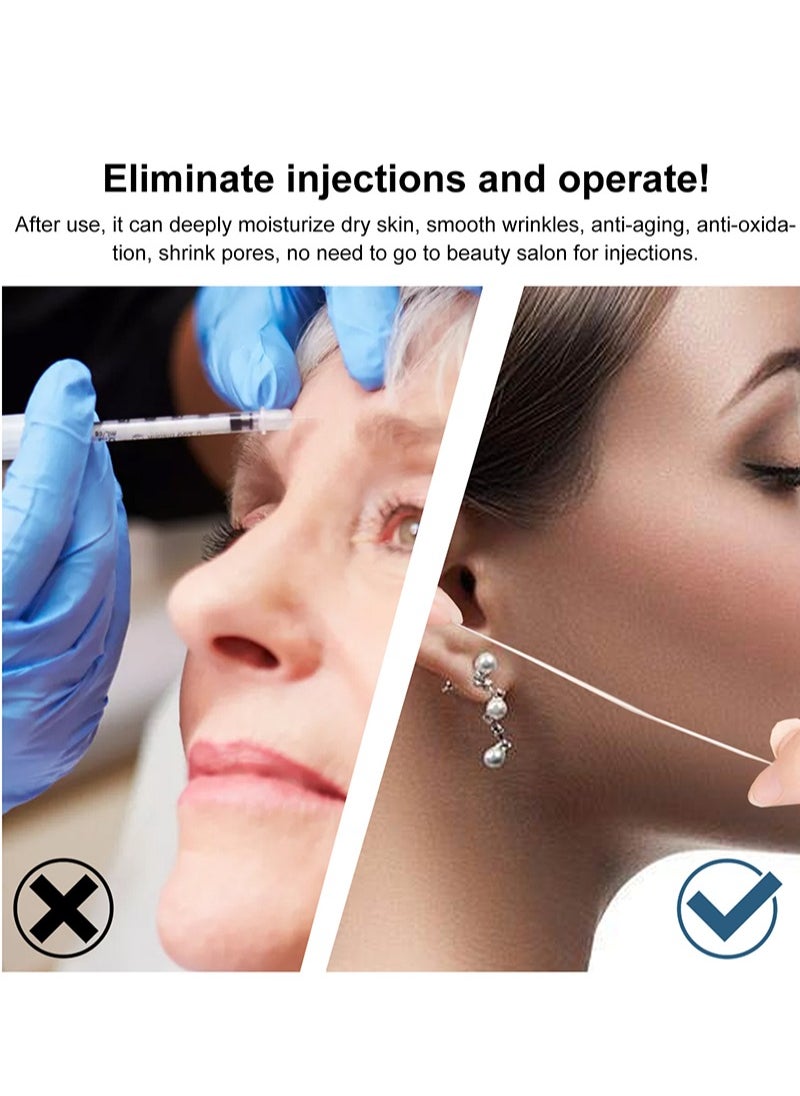 EELHOE - Protein Line Hydrolyzed Collagen,Soluble Protein Thread,Protein Thread Lifting Set,Protein Lifting Threading Set,Absorbable Collagen Thread for Face Lift (2 Box) - Image 1