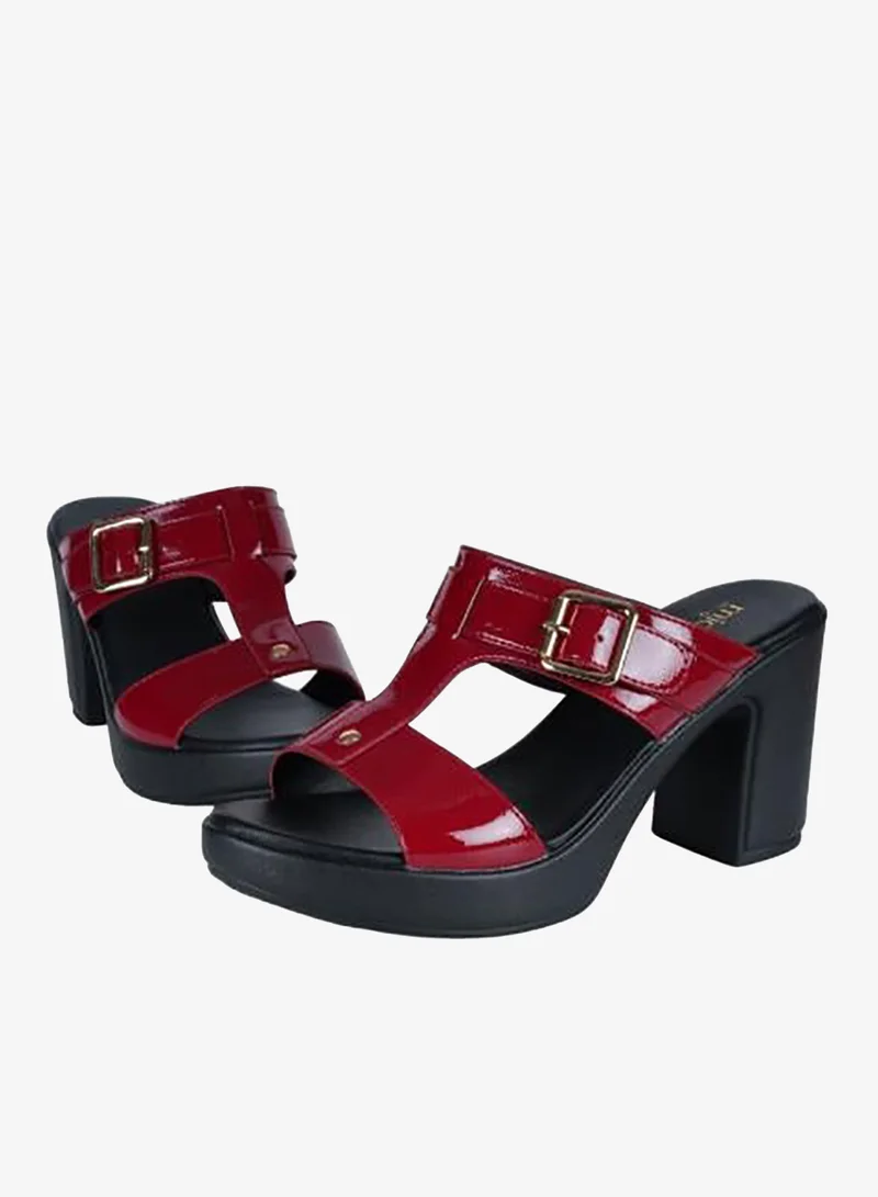 Michelle Morgan Bordo 092-2937 Michelle Morgan Ladies High Heel Sandals 414RJ43H Bordo for Women | Best Price UAE