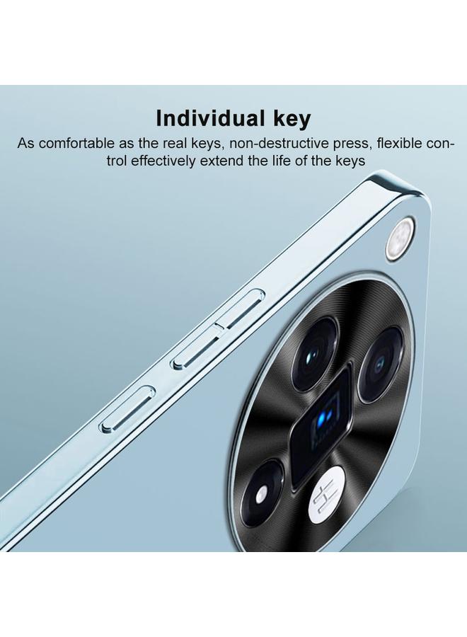 S-TOP Case For OPPO Reno11 Global AG Frosted Electroplating Acrylic Phone Case - Image 4