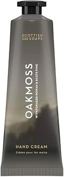 Scottish Fine Soaps Oakmoss Hand Cream 30ml Travel Size Nourishing Hand Cream with Shea Butter and Calming Oakmoss Scent - Image 1