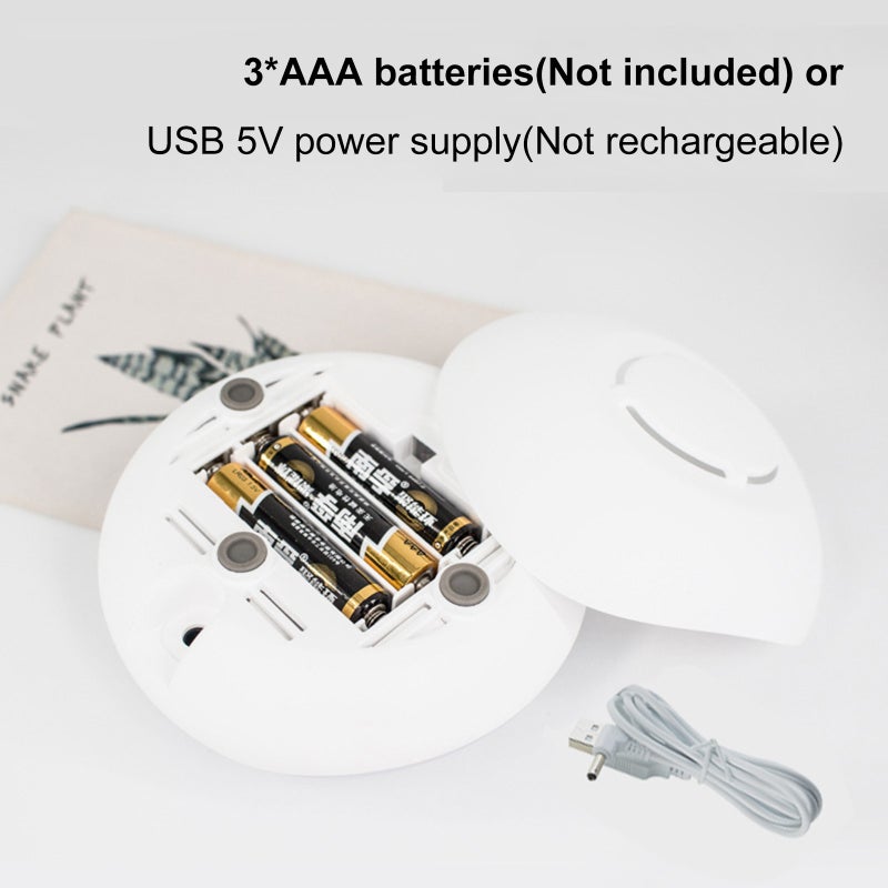 مُنفِّر الزيوت العطرية USB الأساسي - منفّر عطري صغير بدون ماء مع ضوء يتغير 7 ألوان لتوزيع الزيوت العطرية في الغرفة النومية والمكتب والسيارة - Image 5