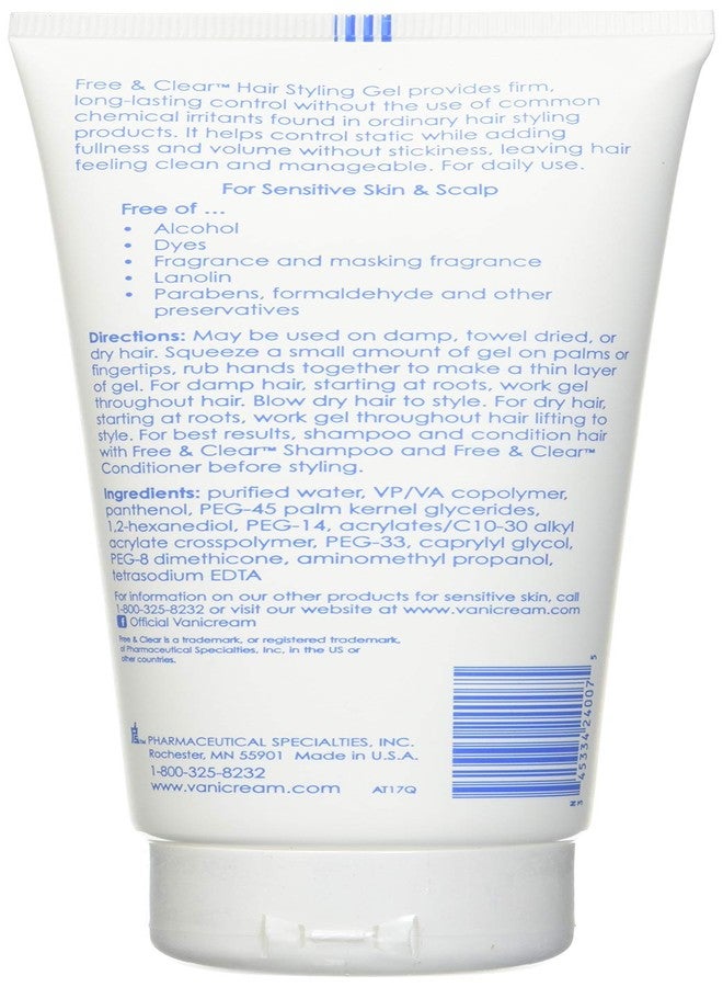Free & Clear Hair Styling Gel 7 oz (Pack of 3) - Image 2