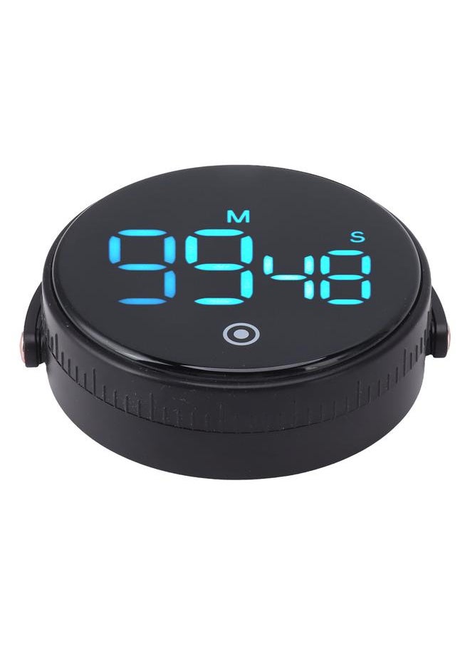 Digital Kitchen Timer Magnetic Large LED Display Countdown Timer for Cooking Classroom Fitness Black