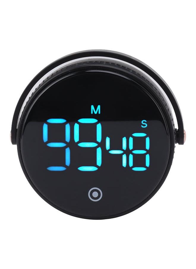 Digital Kitchen Timer Magnetic Large LED Display Countdown Timer for Cooking Classroom Fitness Black