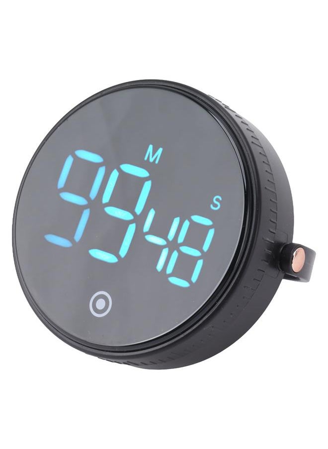 Digital Kitchen Timer Magnetic Large LED Display Countdown Timer for Cooking Classroom Fitness Black