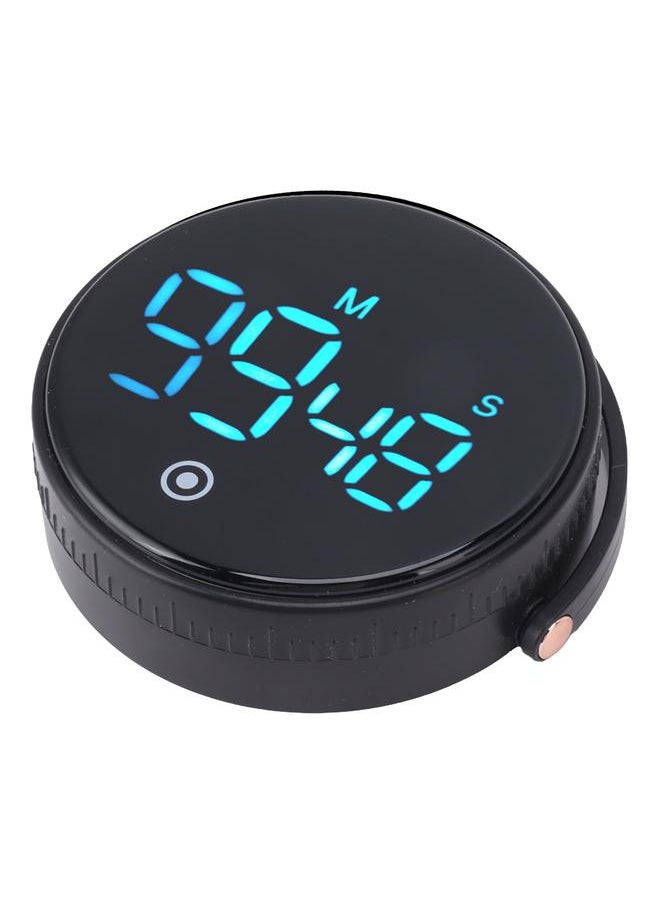 Digital Kitchen Timer Magnetic Large LED Display Countdown Timer for Cooking Classroom Fitness Black