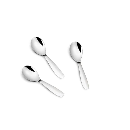 GS KITCHENWARE GS Stainless Steel Mini Spoon for Tea, Coffee, Sugar & Spices/Mini Spoon for All Tea Coffee Sugar & Spices Set of 6 (Silver Finish) Lenth-8.5 cm - Image 5