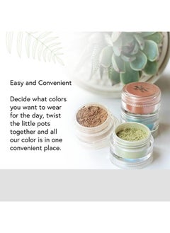 Honeybee Gardens Powdercolors Clean Mineral Eye Shadow Sedona (True Shimmery Bright Copper) ; Versatile Portable & Skin Friendly 2G  - Image 5