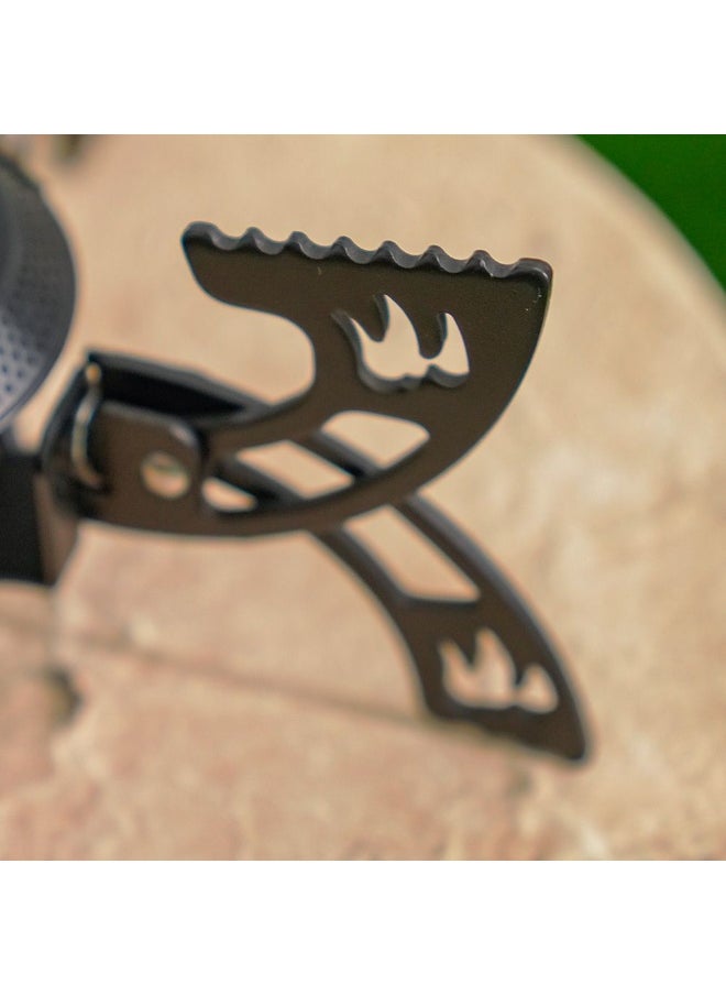 DANUBE HOME - Portable Outdoor Gas Stove Compact And Lightweight Ideal For Picnic And Camping Efficient Outdoor Cooking Durable And Easy To Use 21.5X21.5X8 Cm Black - Image 1