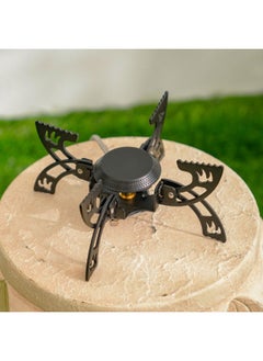 DANUBE HOME Portable Outdoor Gas Stove Compact And Lightweight Ideal For Picnic And Camping Efficient Outdoor Cooking Durable And Easy To Use 21.5X21.5X8 Cm Black  - Image 2