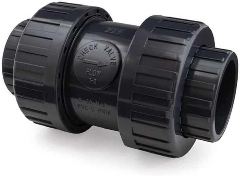 RACO High Pressure PVC Pipe Fittings for Plumbing Water Transfering Home Industrial and Municipal Applications (1 1/2 INCH, NRV UNION BALL TYPE) - Image 1