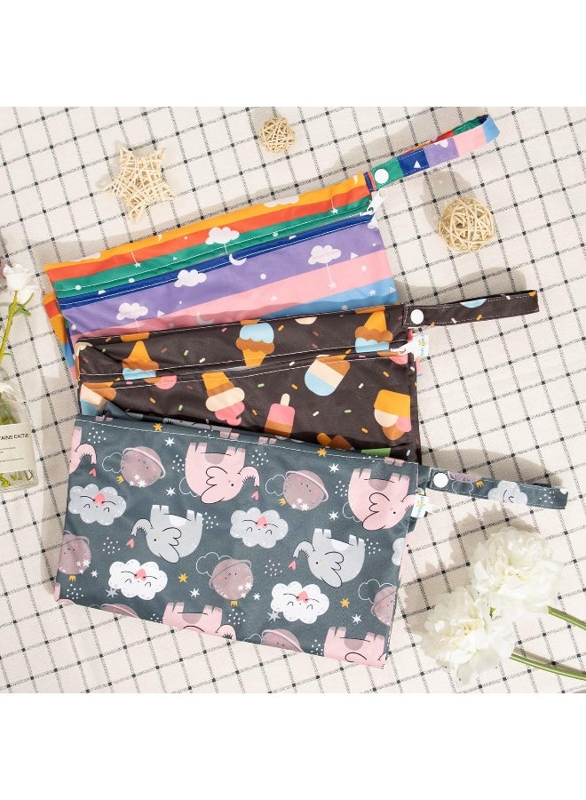 Babygoal Wet Dry Bags 3 Pack for Baby Cloth Diapers - Image 4