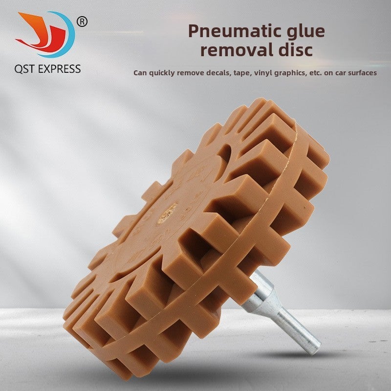 Pneumatic rubber removing plate rubber removing wheel rubber grinding wheel automobile tire polishing wheel 4 inch rubber removing wheel(4 inch rubber wheel -25MM) - Image 2