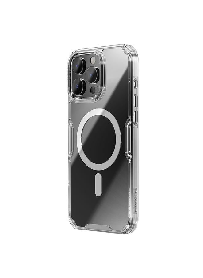 Nillkin Case For iPhone 16 Pro Ultra Clear Magsafe PC + TPU Phone Case - Image 2