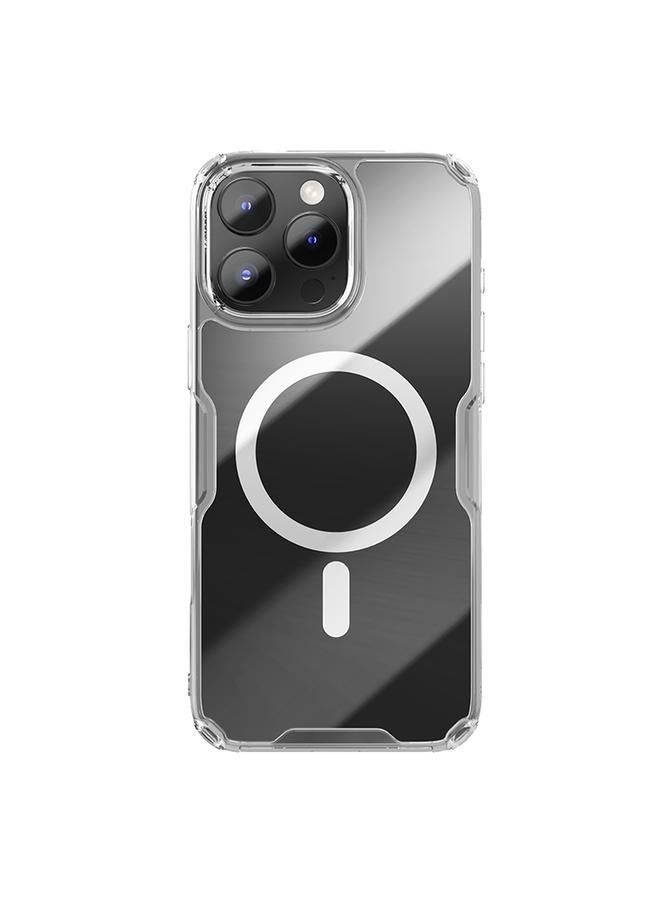 Nillkin Case For iPhone 16 Pro Ultra Clear Magsafe PC + TPU Phone Case - Image 1