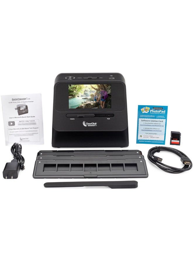 ClearClick Clear Click 14 MP QuickConvert 2.0 Photo, Slide, and Negative Scanner - 4x6 Photos & 35mm, 110,126 Film - Image 5